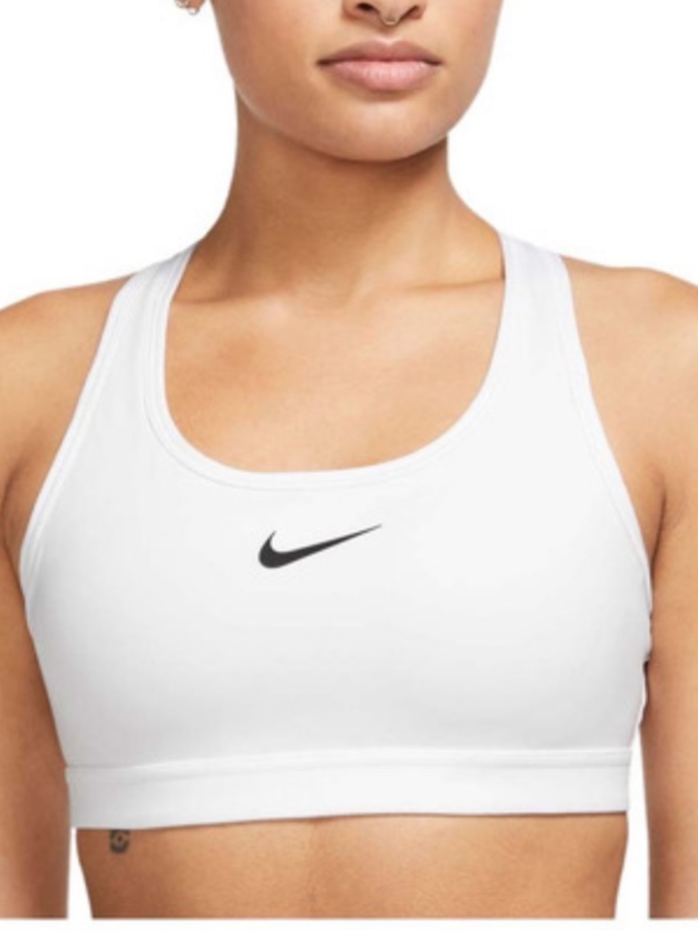 White Nike Training Bra NWT